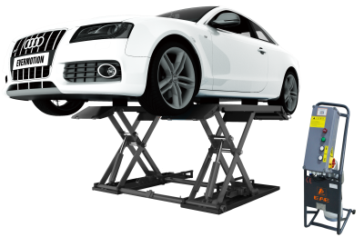 Подъёмник для шиномонтажа, электро стопора, г/п 3т, Everlift EE-MR30