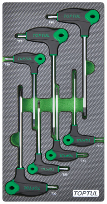 Набор отверток TORX с L-образной ручкой T10-T40, 7 пр, в мягком ложементе TOPTUL GEA0713 Набор отверток TORX с L-образной ручкой T10-T40, 7 пр, в мягком ложементе TOPTUL GEA0713