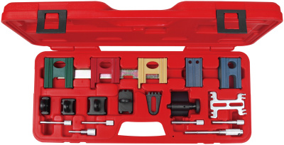 T75638 Набор фиксаторов распредвала и маховика ДВС, 19 предм.