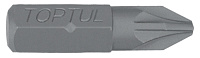 Бита 1/4" крестовая PZ2 L=25 мм TOPTUL